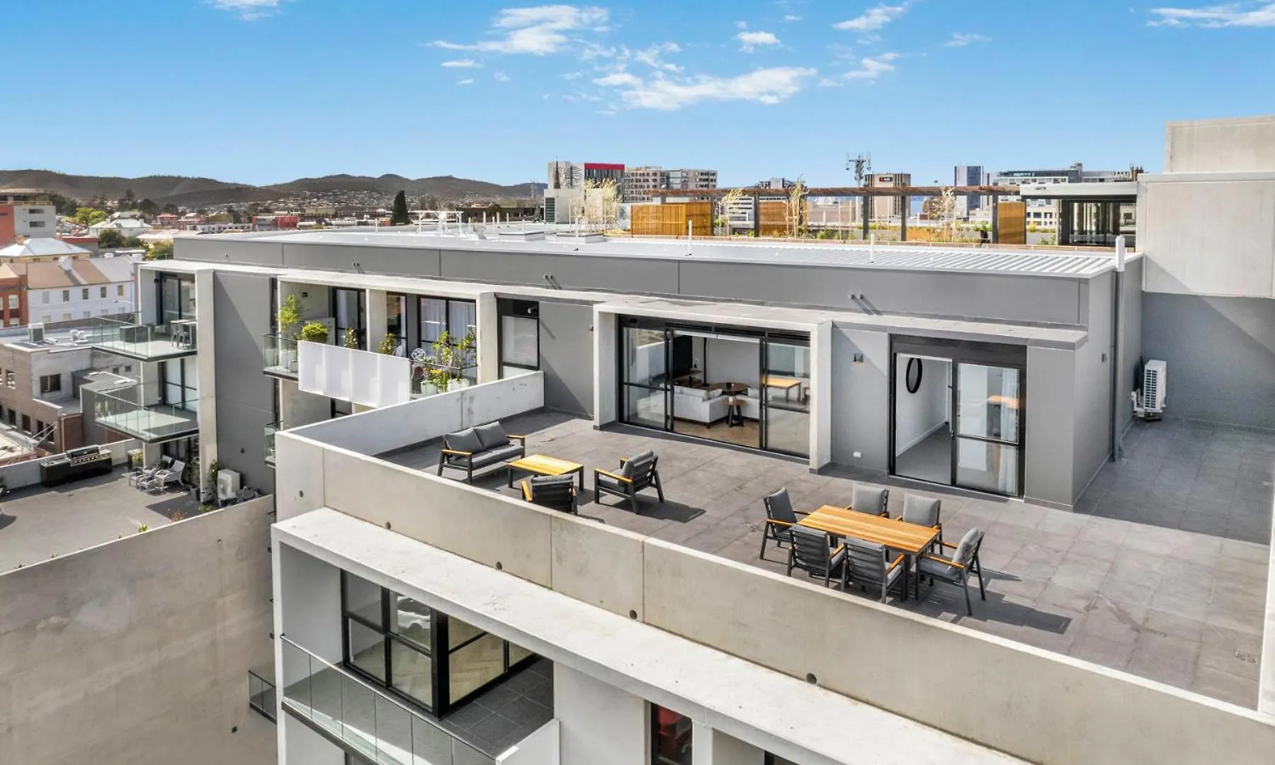 Appartement Luxury Penthouse With Terrace & Breathtaking Views à Hobart Australie